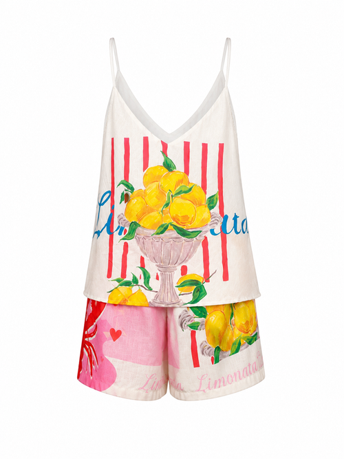 Crab & Lemon Reversible Matching Set
