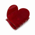 Heart-Shaped Hair Claw Clip