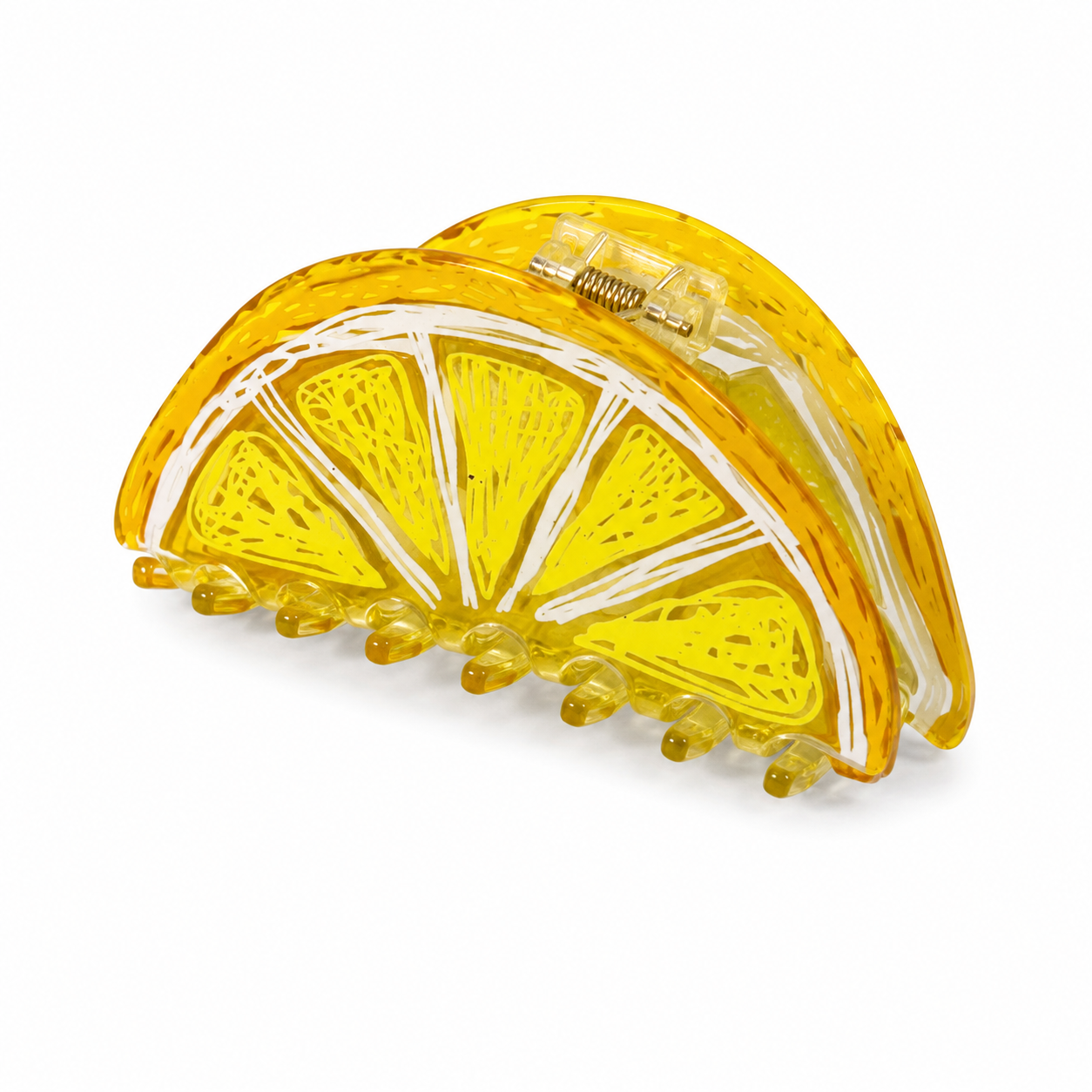 Lemon Slice Hair Claw Clip