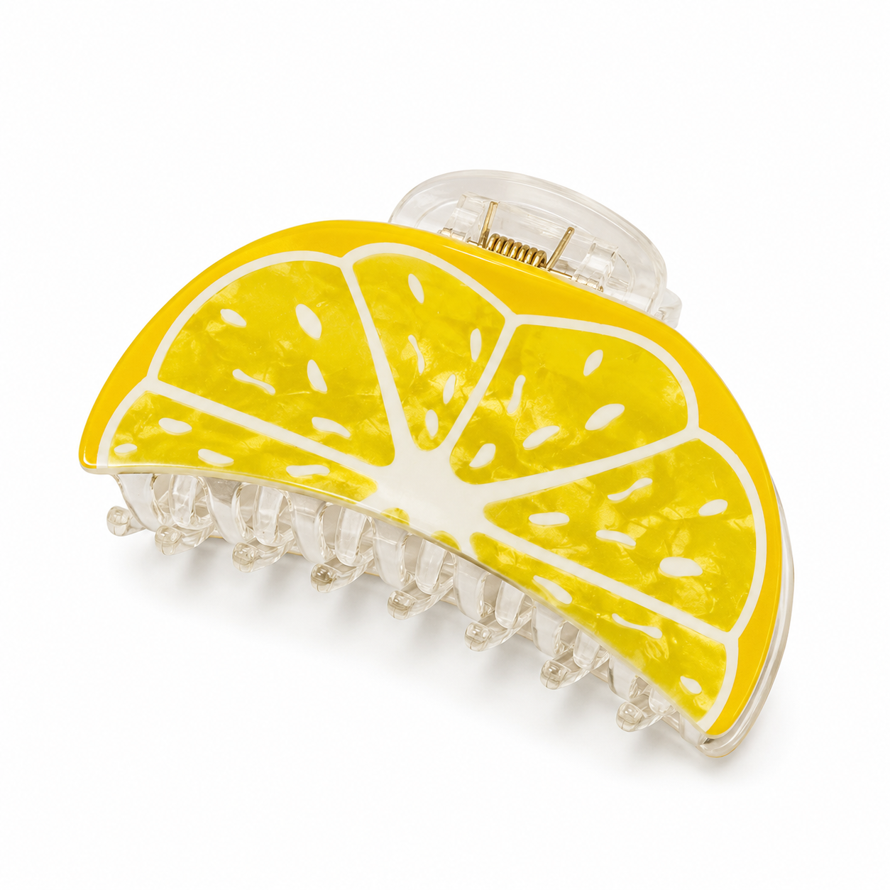 Summer Lemon Hair Claw Clip