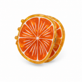 Pince à cheveux griffe tranche d'orange