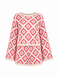 Pink Crochet Matching Set