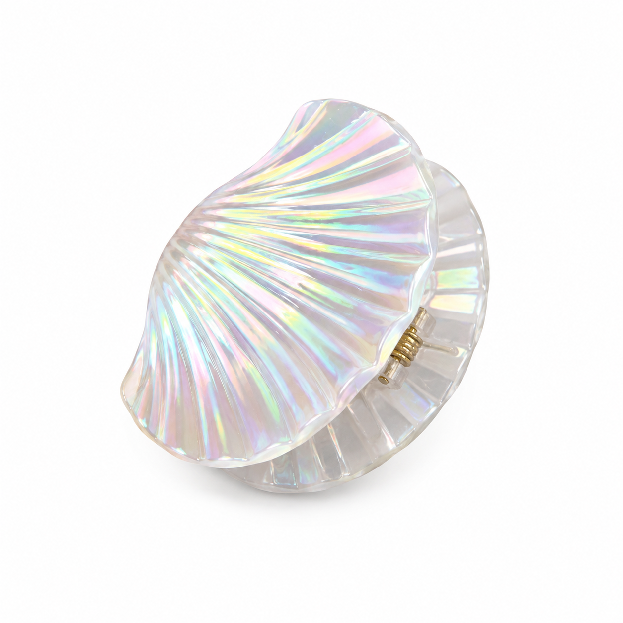 Pearlescent Seashell Hair Claw Clip